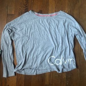 Calvin Klein grey long sleeve